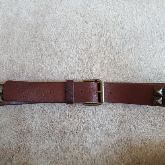 Studded Leather Belt - Picture 2 of 4